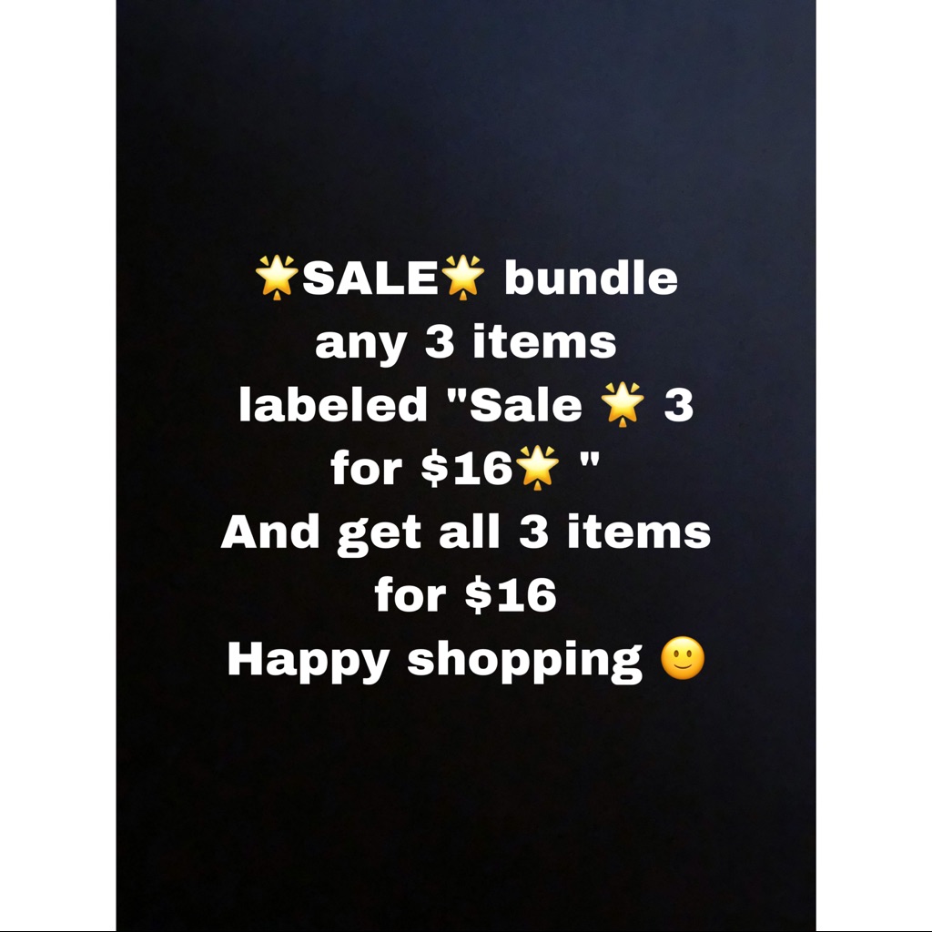 Sale  Sale 3 For 16